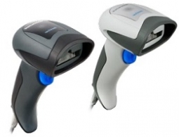 Datalogic QD2131-WHK1S QuickScan Handheld Linear Imager Scanner, Cable, Stand Kit, USB White