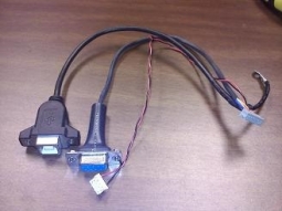 Elo D40022-000 AccuTouch Dual Serial/USB Controller Cable, D40022-000