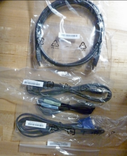 Elo E210606 Cable Kit Includes:  HDMI, mini-VGA to VGA, USB, Audio cables - 3 meters (9.8 feet)