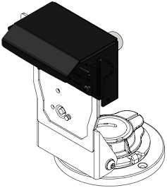 Havis 367-3048-DB Rear Locking add on kit for the Verifone MX915