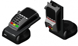 Havis 367-3173-B Low Contour Stand 8 Degree - 90 Degree, Center Hole Swivel, Locking, Quick Release