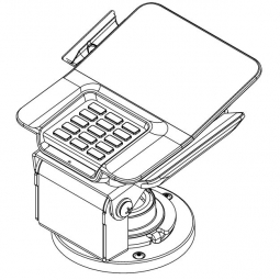 Havis 367-4615-GP Low Contour Stand, 8-90DEG, CH Swivel, CARDCL