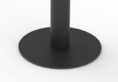 Havis 367-4625-4 Free Standing Base, 16" Diameter, for use with 367-4625 and 367-4765 Kiosks
