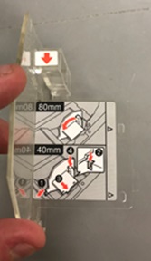 Epson 165686800 Small 58MM Roll Paper Spacer Guide, MCD for L90 Plus LFC Printers