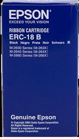 Epson ERC-18B 10-Pack, Black Ribbon for M2630, M2640 and M2660
