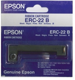 Epson ERC-22B-SINGLE Single Black Impact Ribbon Cartridge for M-160/180/190G