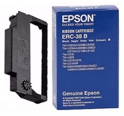 Epson ERC-38B-SINGLE 1-Pack Black Ribbon for Epson U200/U300