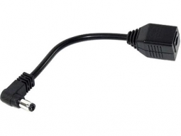 Equinox 810408-002 Accessory, Cable, 12FT, Black, with Locking DC Jack Pigtail