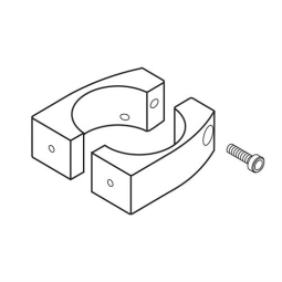Ergotron 60-423-003 DS100 Split Pole-Mount Bracket