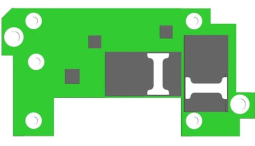 Evolis S10176 Spare Part, 2 SAM Slots Extension Board Kit for Evolis ELYCTIS Dual