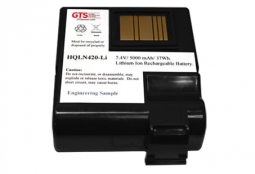 GTS HQLN420-LI, Zebra, QLN420, OEM Part # P1050667-016, Capacity 5000, Voltage 7.4