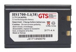 GTS Battery HS1700-LI-38 Zebra, SPT 1700 /1800, PPT 2700/2800/8800/8846 / PDT 8100