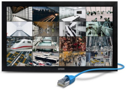 GVision IP24BD IP24BD-OK-400T 24 Inch POE Power and Data IP Monitor, LED, Linux, Non-Touch