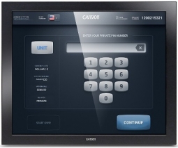 GVision O17AH-CV-45P0 17 Inch Open Frame Touch Monitor, PCAP 10 Point Touch, USB