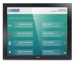 GVision O19AH-CV-45P0 19 Inch GVision 19 Inch Open Frame Touch Monitor, PCAP 10 Point Touch, USB
