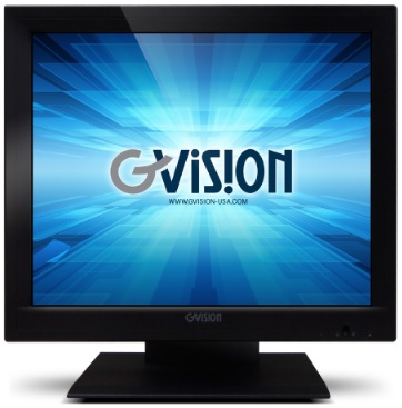 GVision P17BH-AB-459G LCD Black Desktop Touch Screen