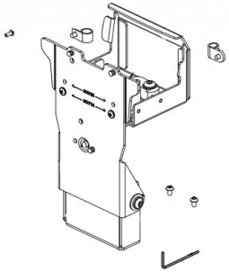 Havis 367-3046-1 Conversion Kit , Low Contour, Tilts 8 Degree - 90 Degree with rear locking