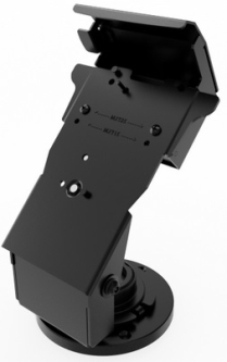 Havis 367-3047-DB Round Base Metal Locking Stand for Verifone MX925 Payment Terminals