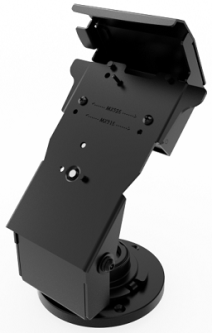 Havis 367-3047 Payment Terminal Stand, Low Contour, Metal, with Rear Locking Plate for Verifone