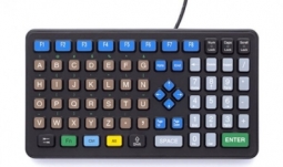 Havis KB-114 Compact USB Keyboard with Oversized Keys