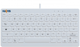 Havis KB-3005 Healthcare Medical Compact Keyboard - White