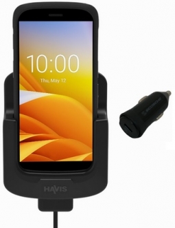 Havis PKG-DS-ZEB-601 Rugged Charging Holder for Zebra TC22/TC27 with Rugged Boot with USB-C Plug
