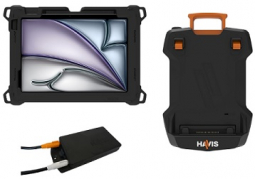 Havis PKG-TAB4-APP6N Package DS-TAB-401 Docking Station, TC-411 Tablet Case with Touch ID