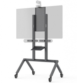 Heckler H715-BG AV Cart for Logitech Rally Plus, Black Gray