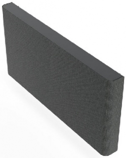 Heckler H735-BG AV Credenza 4U, Black Gray