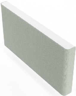 Heckler H735-BG-GN AV Credenza 4U - Black Grey Body with Green Fabric