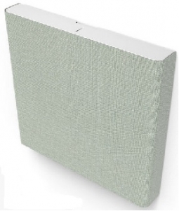 Heckler H892-BG-GN AV Credenza Mini, Black Grey with Green Fabric