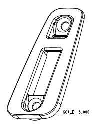 Honeywell 50110262-001FRE Non-Cancellable/Non-Returnable. FRE, 10 Pack, Lanyard Plate, 191XI