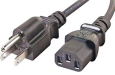 Honeywell 130063 Power Cord, AC Ooutlet to Power Supply/Device, Straight (US Type A), 2.5M (8.2FT)