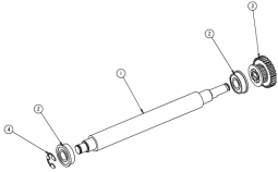 Honeywell 15-3019-03 Platen Roller Assembly (4 Inch) for the A-Class