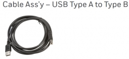 Honeywell 321-576-004 Cable, 2 meter (6.56 feet) , USB-A to USB-B, ROHS Use with Dock Sync