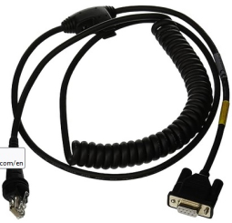 Honeywell CBL-020-300-C00 Cable, RS232 Cable, Black, DB9 Female Coiled, 5V External Power