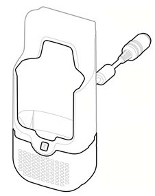 Honeywell CTX-VD-CNV-SPK CTX Wireless Vehicle Dock CT47 with Speaker