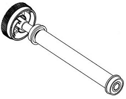 Honeywell ROL15-3058-11 Spare Part, Assembly, Platen Roll, Upper, 2/Pack H6