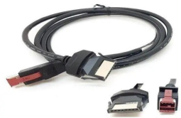 Hewlett Packard 5C2B8AA HP 6 Feet PUSB Cable Black