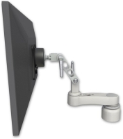 ICW UL500-D1-AS1-T Ultra 500 LCD desk mount with a 1" riser and an 6" arm, Tan