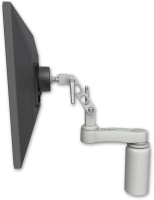 ICW UL500-D5-AS1-P Ultra 500 LCD desk mount with a 5" riser and an 6" arm, Putty