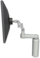 ICW UL500-D7-AS1-P Ultra 500 LCD desk mount with a 7.5" riser and an 6" arm, Putty