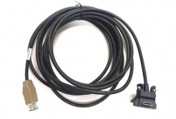 Ingenico 296116381AE 5 Meter (16.04 feet) Powered USB (Dual Gang USB) Cable, 12V