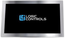 Logic Controls KP40-S  Kitchen Premium Series 22" Stainless Steel PCAP Touchscreen Monitor