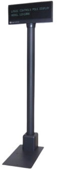 Logic Controls LDX1000 Customer Pole Display, 9mm 2X20 USB Port Powered, Grey 991006