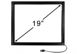 19 Inch OPTIR Add-On Touch Screen, infrared, backing glass included 19GR6