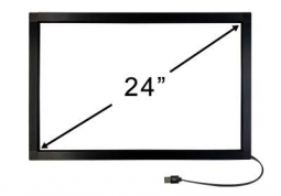 24 Inch OPTIR Add-On Touch Screen, infrared, backing glass included, 24GR6