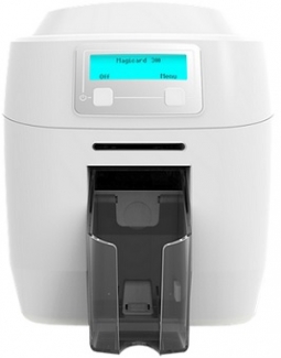 Magicard 300 3300-0001-2 Single Sided Printer, Ethernet and USB, 100 Card Feeder, Digital Shredding