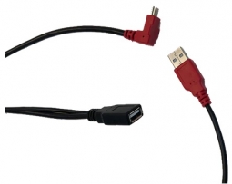Mimo CBL-CP-USBA USB Cable USB input 2.0M (6') Right Angle for UM-1080CP family, red