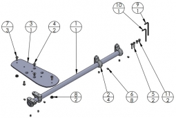 ICW SCMO18DS6878-WB SCMO18DS6878-WB Scanner Mount Assembly for Motorola Model Symbol DS6878